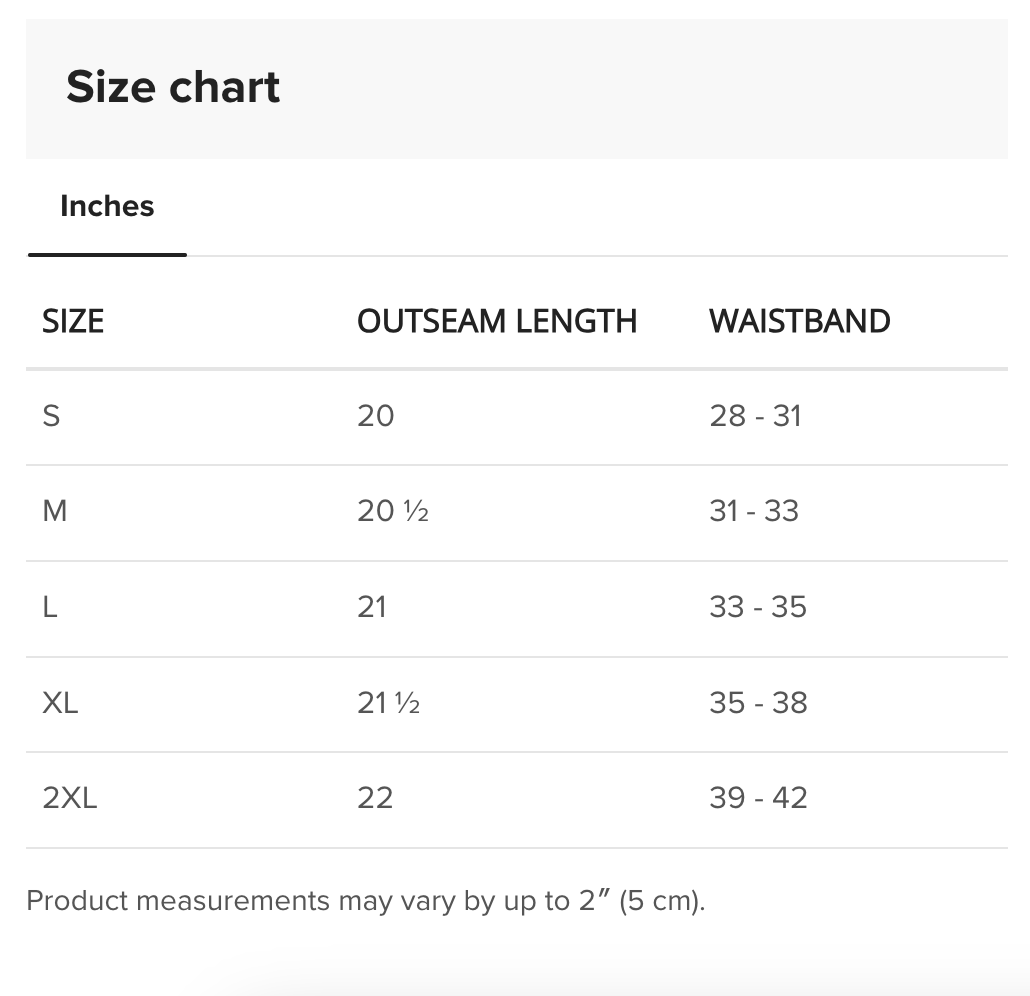 Men's fleece shorts